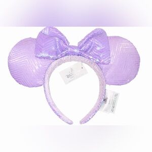 Purple Sequin Mouse Headband